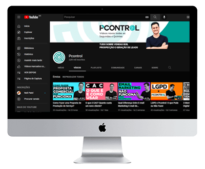 Pcontrol: Canal do Youtube